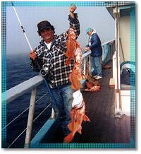 Rockfish caught with Stagnaro Fishing Trips, Santa Cruz and Monterey Bay, California - Salmon, Cod and Albacore, CA